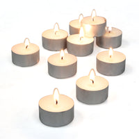 Unscented Tea Light Candles with 6-7 Hour Extended Burn Time, White