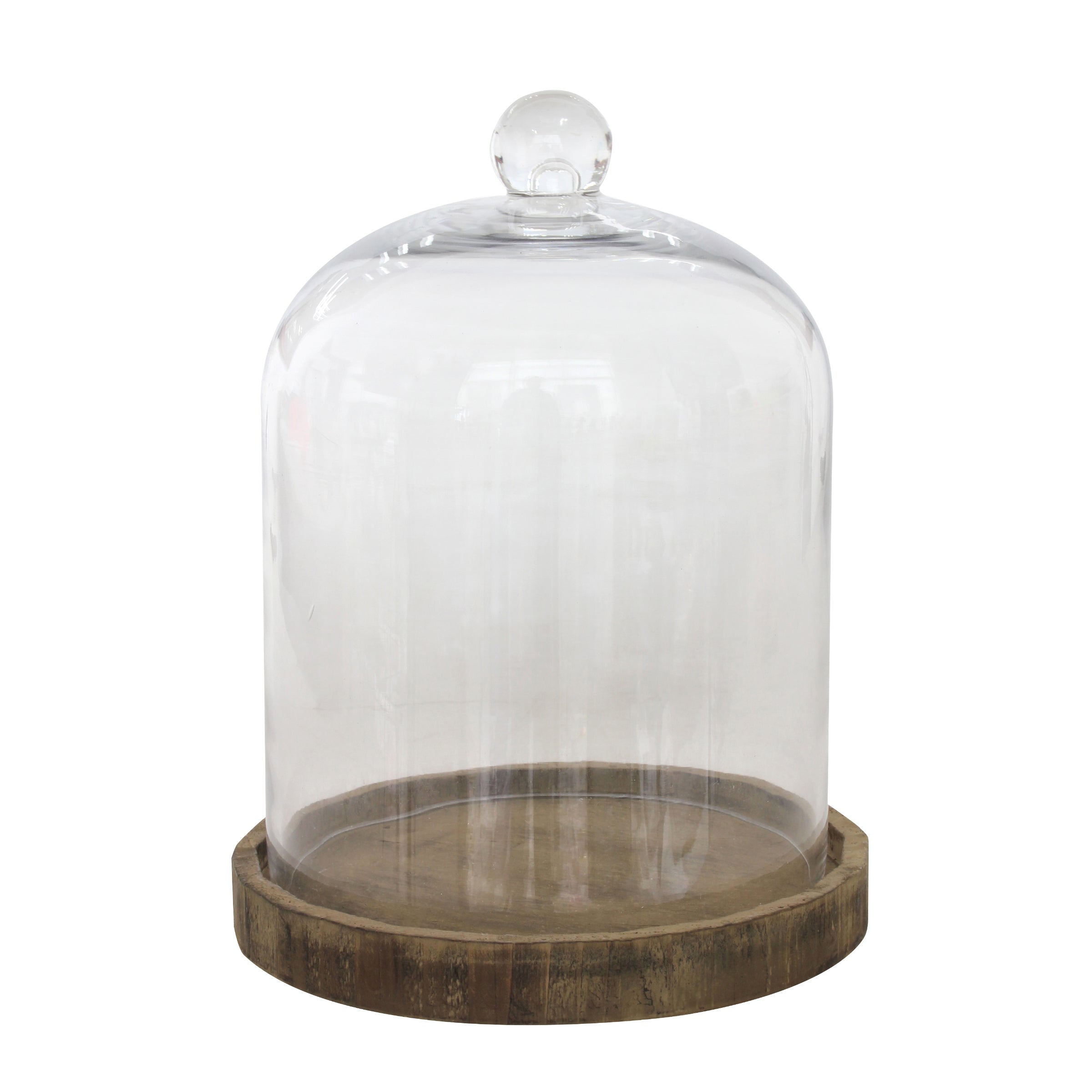 Decorative Rustic Glass Dome Cloche | Home Decor | Wedding Decor | SB-10329B | Stonebriar Collection