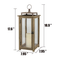 Rustic Wood Lanterns | Farmhouse Decor | Stonebriar Collection