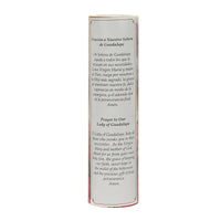 Virgin of Guadalupe Flameless LED Prayer Candle with Timer
