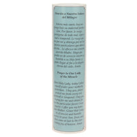 Lady of Miracles Flickering LED Prayer Candle with Timer