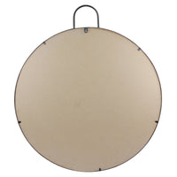 Extra Large Black Metal Hanging Wall Mirror