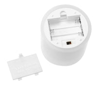 6 Pack Real Wax 3x4 Flameless LED Pillar Candles with Remote and Timer