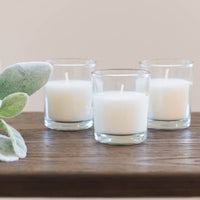 Clear Glass Votive Candles | Stonebriar Collection