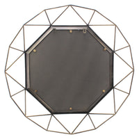 Antique Gold Geometric Mirror - 30 Inch