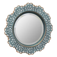 Round Lace Metal Wall Mirror | Stonebriar Collection