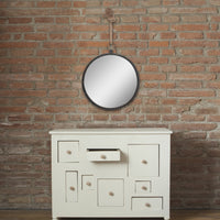 Large Round Metal Mirror for Wall | Stonebriar Collection