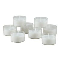 Unscented Long Burning Clear Cup Tealight Candles | Stonebriar Collection