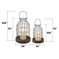 Antique Metal Cloche | Stonebriar Collection