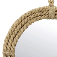 Round Mirror with Rope | Nautical Home Decor | Stonebriar Collection