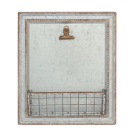 Rustic Galvanized Metal Magnetic Memo Board | Stonebriar Collection