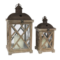 Rustic Lanterns Decor | Farmhouse Decor | Stonebriar Collection