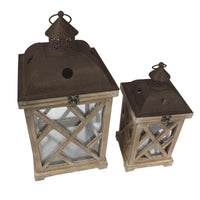 Rustic Lanterns Decor | Farmhouse Decor | Stonebriar Collection
