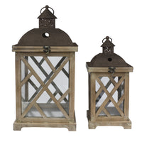 Rustic Lanterns Decor | Farmhouse Decor | Stonebriar Collection