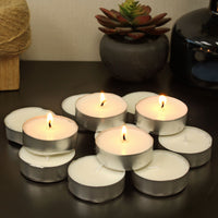 20-Pack Unscented Mega Oversized Tea Light Candles with 9 Hour Extended Burn Time | Stonebriar Collection