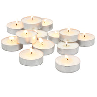 20-Pack Unscented Mega Oversized Tea Light Candles with 9 Hour Extended Burn Time | Stonebriar Collection
