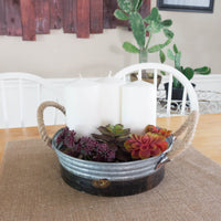 Pillar Candles and Holder | Stonebriar Collection