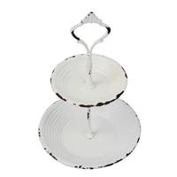 Two Tier Tray Farmhouse | Stonebriar Collection