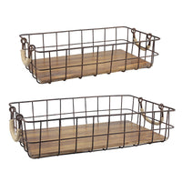 Decorative Wire Baskets | Storage and Organization | Stonebriar Collection