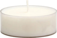 Stonebriar 20 Count Unscented Mega Oversized Clear Cup White Tea Light Candles with 9 Hour Burn Time