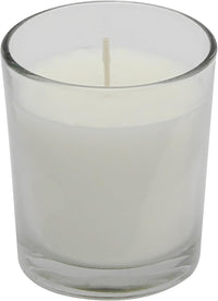 Stonebriar 12 Hour Long Burning Unscented Wax Filled Votive Holders, 12 Pack, White