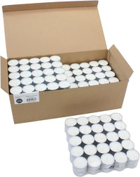 Stonebriar 300 Pack Unscented Tea Light Candles with 6-7 Hour Extended Burn Time, White, 300 Count