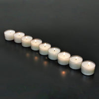Stonebriar 192 Count White Unscented 6 to 7 Hour Extended Burn Time Clear Cup Tea Light Candles