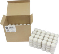Stonebriar 192 Count White Unscented 6 to 7 Hour Extended Burn Time Clear Cup Tea Light Candles