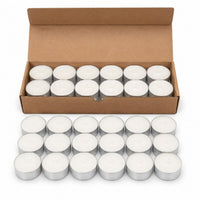 Stonebriar oversized aluminum-cup tealights, 20-count pack