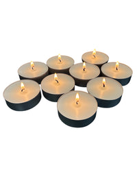 Stonebriar 40 Pack Unscented Mega Oversized Tea Light Candles with 9 Hour Extended Burn Time