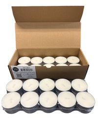 Stonebriar 40 Pack Unscented Mega Oversized Tea Light Candles with 9 Hour Extended Burn Time