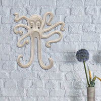 Stonebriar Decorative Cast Iron Octopus Double Wall Hook (WS)