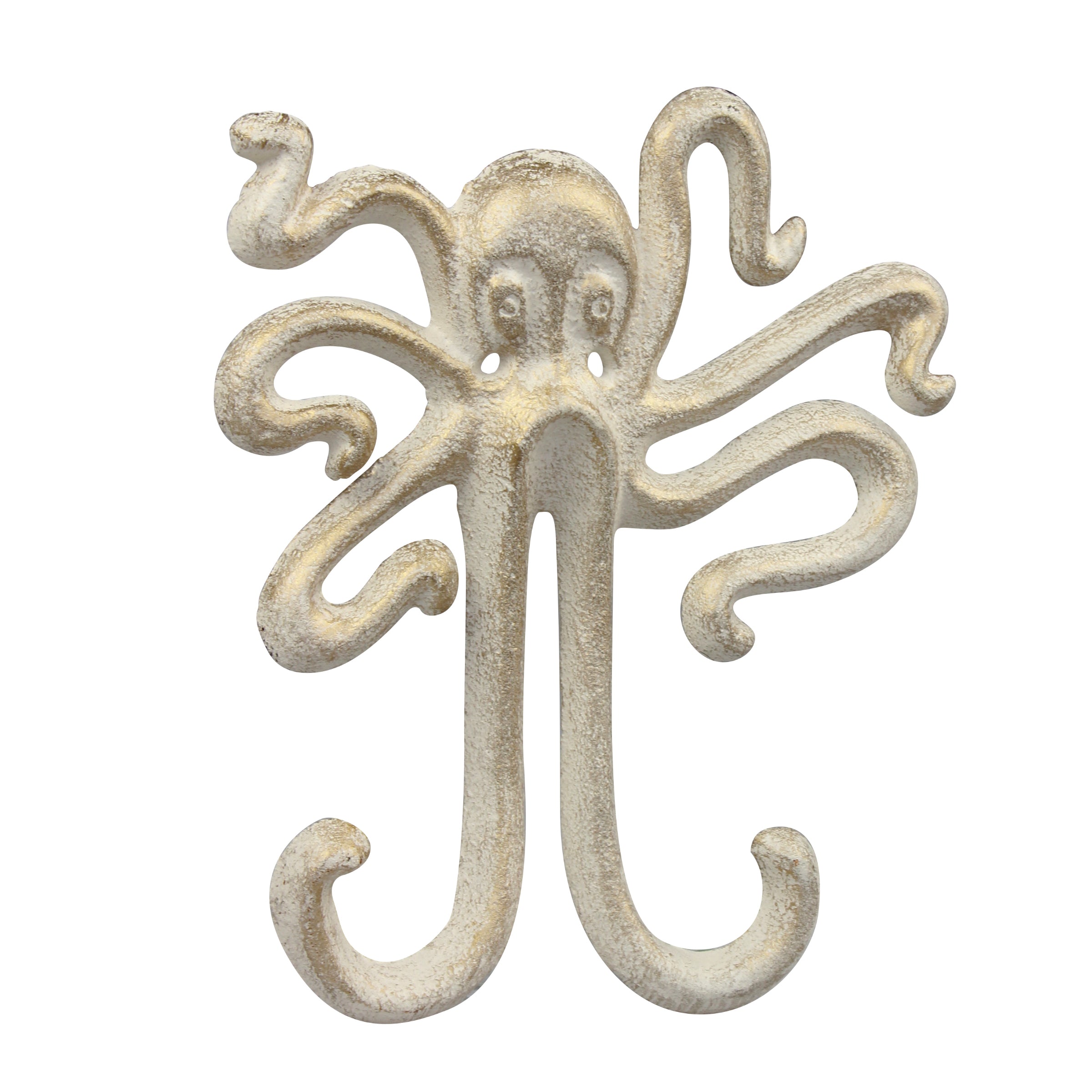 Stonebriar Decorative Cast Iron Octopus Double Wall Hook – Stonebriar  Collection