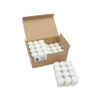 Stonebriar 192-pack unscented clear-cup tea light candles, 8-hour burn time