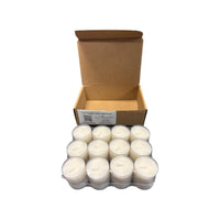 Stonebriar 24-pack unscented clear-cup tea light candles, 6 to 7 hour burn time