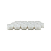 Stonebriar 24-pack unscented clear-cup tea light candles, 6 to 7 hour burn time