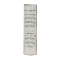 Stonebriar Virgin of Guadalupe flameless LED prayer candle with automatic timer