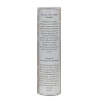 Stonebriar St. Michael flickering LED prayer candle with automatic timer