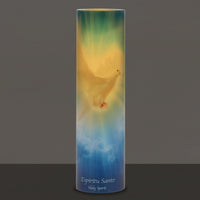 Stonebriar flameless LED religious devotional candle with automatic timer