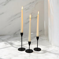 Stonebriar Unscented Taper Candles, 7 Hour Burn Time, Pack of 30, Ivory, 10'