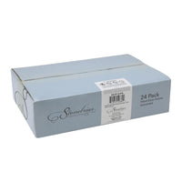 Stonebriar 24-pack ivory wax filled glass votive candles, unscented