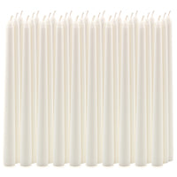 Tall 10" Unscented Dripless 30 Pack Taper Candles (WS)