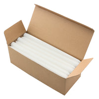 Tall 10" Unscented Dripless 30 Pack Taper Candles (WS)