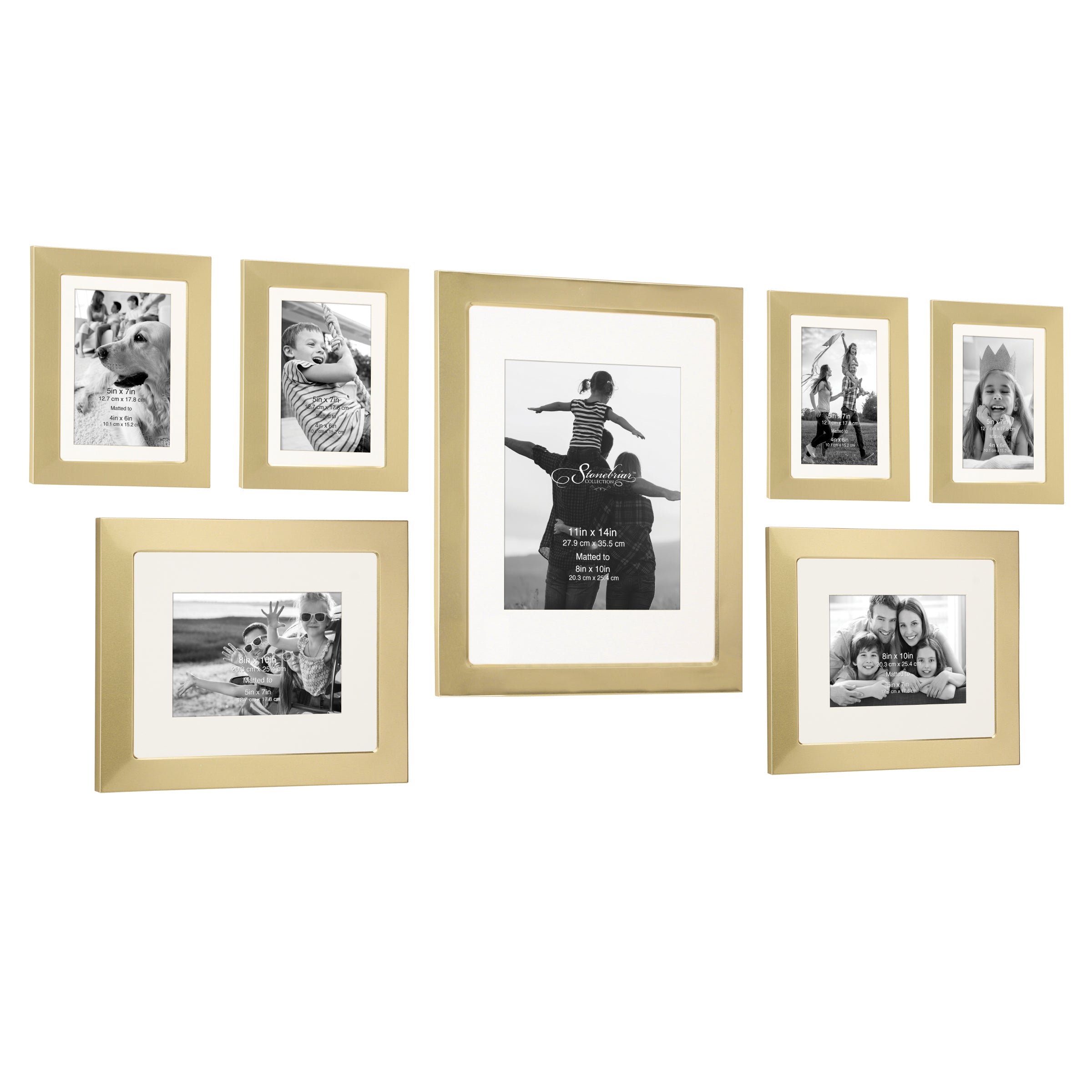 Gallery Wall Gold 4x7 Picture Frame 4x7 Frame 4 x 7 Poster 4 x 7 –  HomedecorMMD