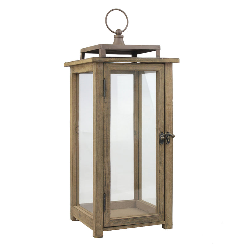 Rustic Wood Lanterns | Farmhouse Decor | Stonebriar Collection