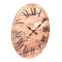 23.6” Roman Numeral Wooden MDF Wall Clock