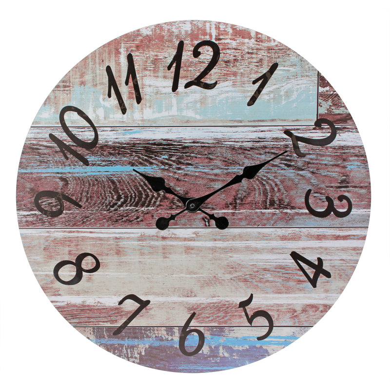 23.6” Round Rustic Wall Clock
