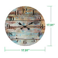 18” Round Rustic Wall Clock