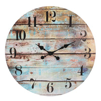 23.6” Round Rustic Wall Clock