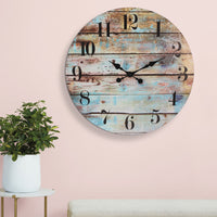 23.6” Round Rustic Wall Clock